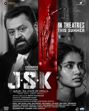 JSK – Janaki V vs State of Kerala 2025 Hindi Dual Audio HD Poster Download - filmyfly